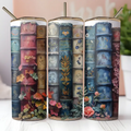 Floral Books 20oz Skinny Tumbler
