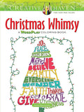 Creative Haven Christmas Whimsy: A WordPlay Coloring Book (Adult Coloring Books: Christmas)
