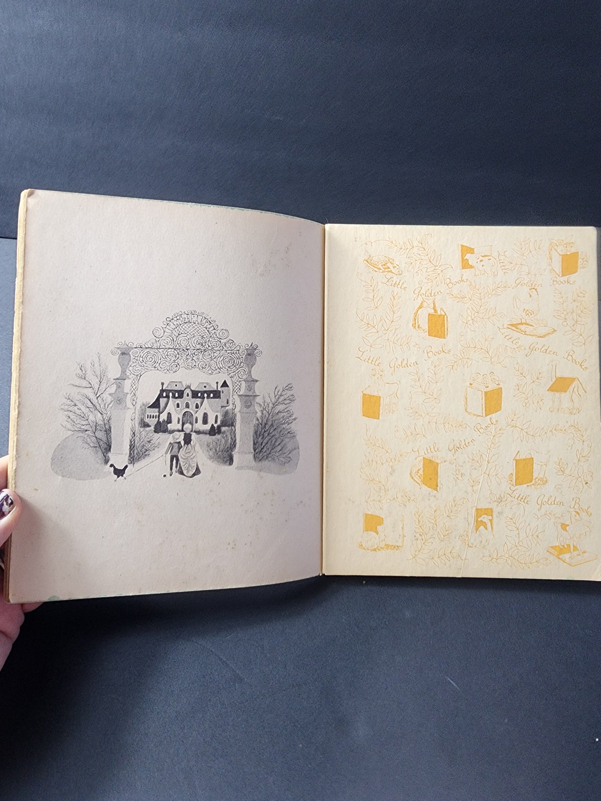 Vintage 1946 FIRST LITTLE FAIRY TALES A Little Golden Book